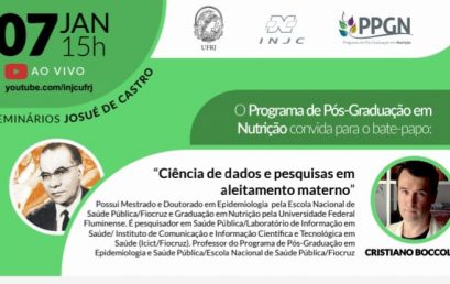Seminário Josué de Castro: “Ciência de dados e pesquisas em aleitamento materno”