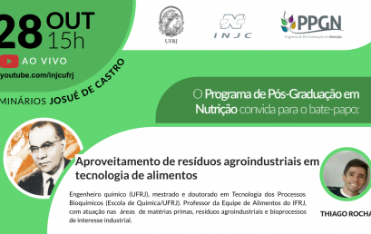 Seminário: “Aproveitamento de resíduos agroindustriais em tecnologia de alimentos”